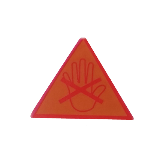 DrySyn Heat Safety Sticker