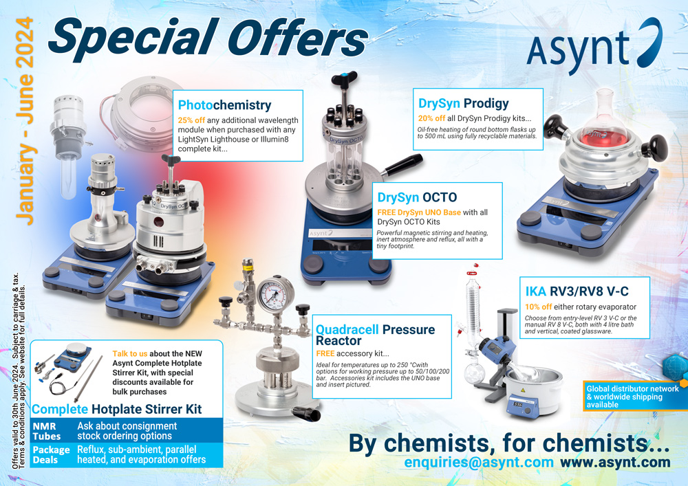 Q2 2024 Current offers from Asynt for your laboratory