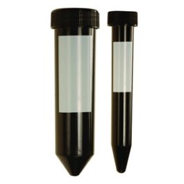 Asynt black screw top centrifuge tubes