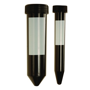 Asynt black screw top centrifuge tubes