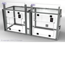 Sliding sash ventilated enclosure