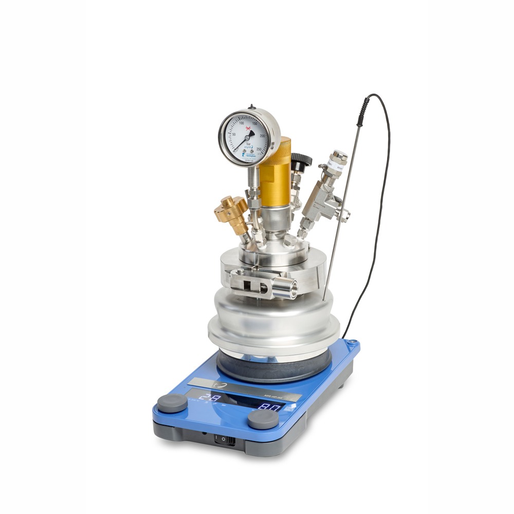 Asynt PressureSyn High Pressure Reactor heating via magnetic hotplate stirrer