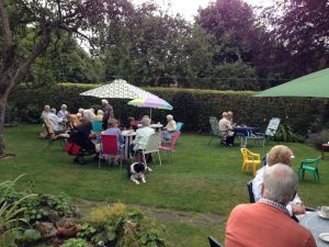 Kerry Elgie strawberry tea party for cancer research