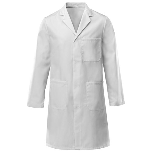 stud fastening lab coat asynt