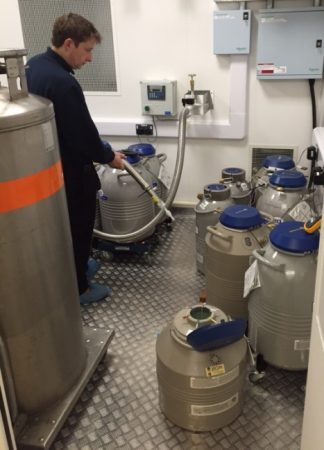 liquid nitrogen for IVF facilities from Asynt chemistry