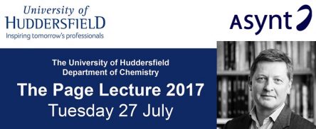 The Page Lecture 2017 with Asynt chemistry