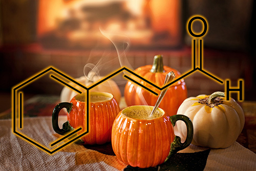 cinnamaldehyde - wicked Halloween chemistry from Asynt