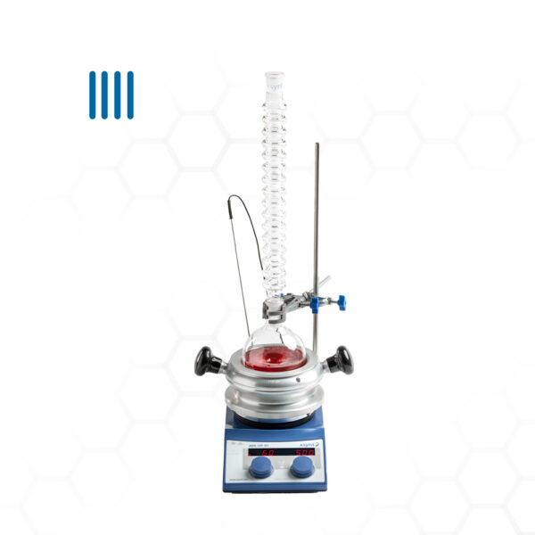 Asynt reflux package deal 4 for single position reflux in round bottom flasks up to 1L