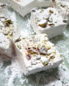 Asynt chemistry - just like baking but don't lick the spoon! Image shows homemade marshmallows