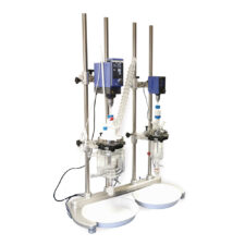 ReactoMate DATUM DUAL twin lab reactor support stand from Asynt - worldwide lab experts