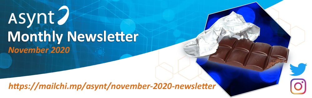 Asynt monthly chemistry newsletter November 2020 edition