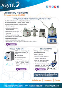innovative new products from Asynt laboratory supplies UK