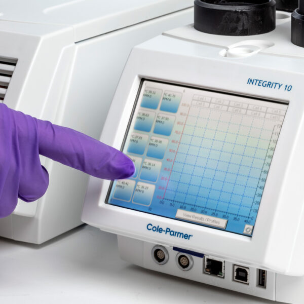 Integrity 10 reaction station touchscreen