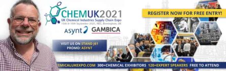 Martyn Fordham of Asynt joins GAMBICA at CHEMUK 2021