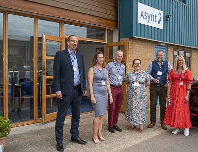 Asynt celebration to open the new demo suite in July 2022