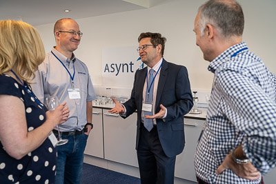 Visitors to the Asynt new demo suite