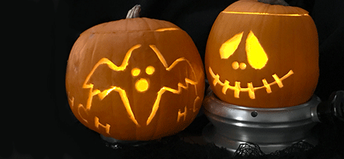 Samhain or Halloween? What are you celebrating? We have our "methylated spirits" pumpkin!