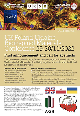 UK-Poland-Ukraine bioinspired materials conference 2022
