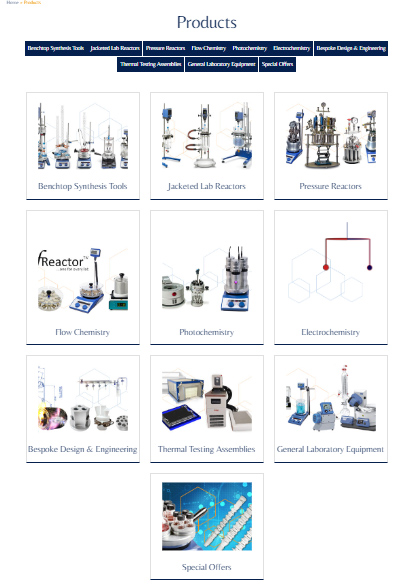 Asynt product categories of laboratory equipment