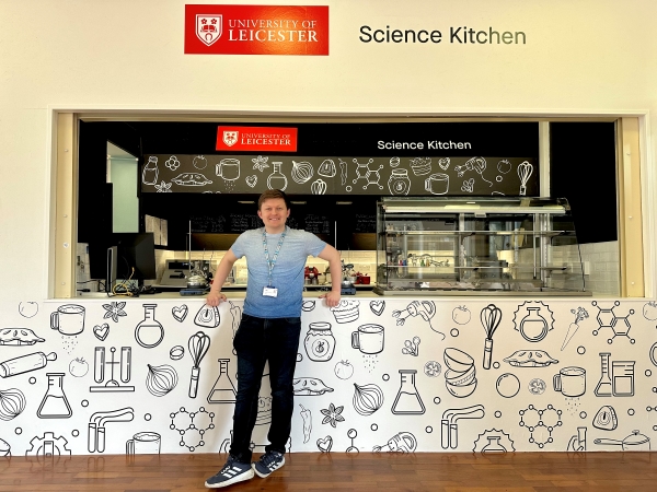 Dr Josh Smalley Chemistry Kitchen at Leicester University 2024