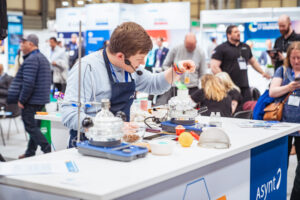 Dr Josh Smalley with Asynt at CHEMUK 2024