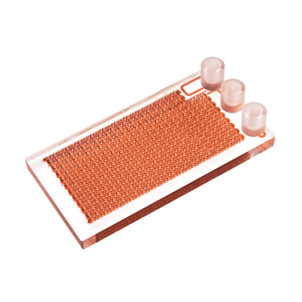 Glass static mixer reactor