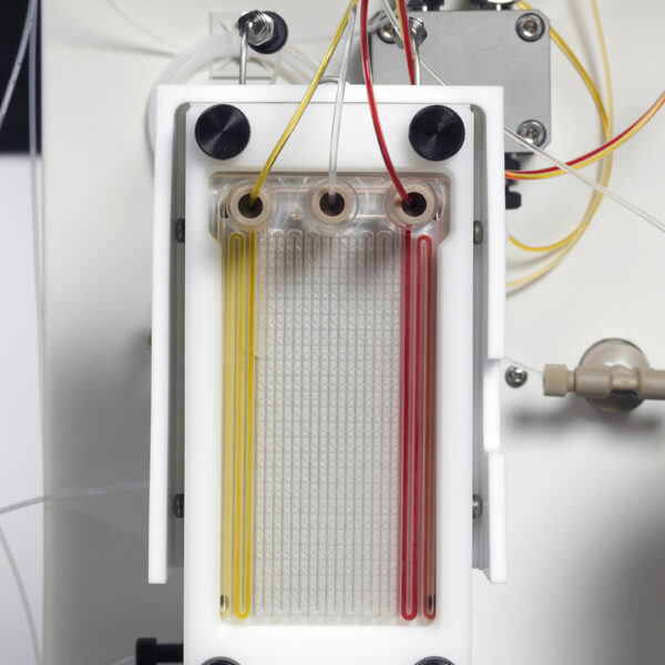 Glass static mixer reactor