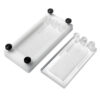Glass static mixer reactor