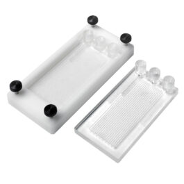 Glass static mixer reactor