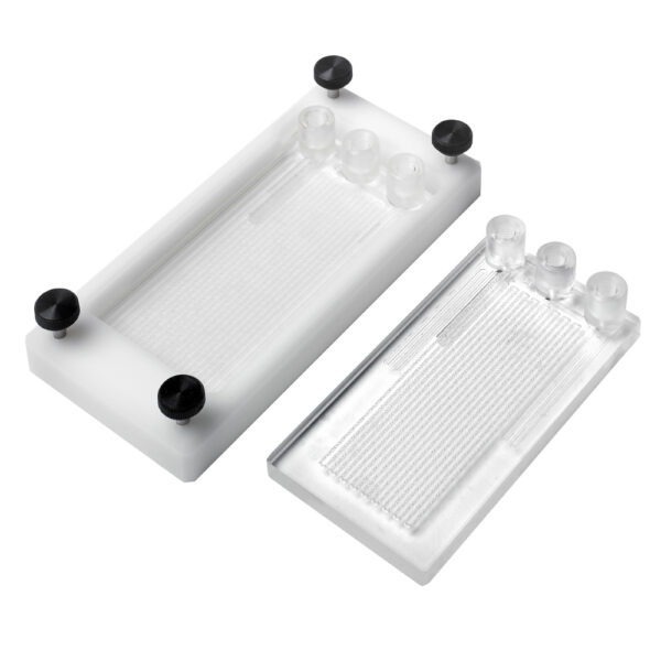 Glass static mixer reactor