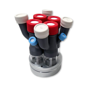 precision parallel overhead stirring in 20 mL vials with the new DrySyn MiniSpin from Asynt