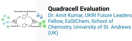 Dr Amit Kumar, University of St Andrews, Quadracell high pressure reactor evaluation