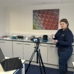 Asynt lab equipment technical demo suite with Katherine Oram assisting an Asynt customer with a live online demo.